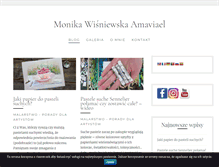 Tablet Screenshot of monikawisniewska.com